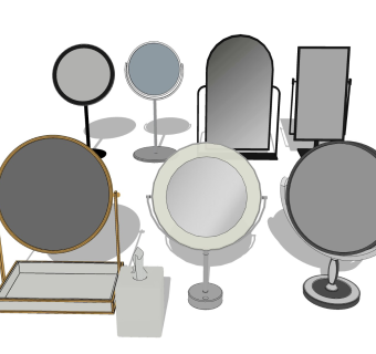 桌面化妆镜 梳妆镜