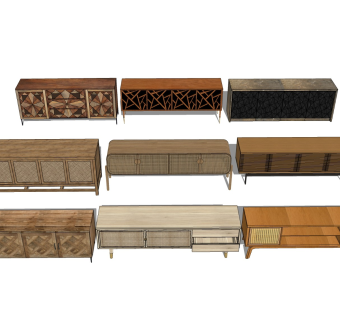 实木电视装饰柜