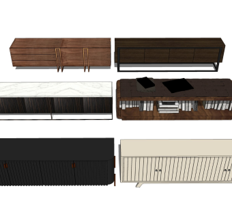 电视背景置物柜