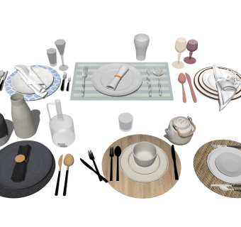 西式餐具 刀叉盘碟