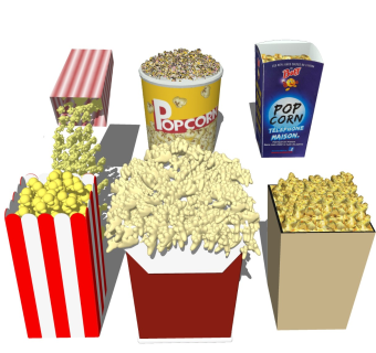 爆米花 食物美食