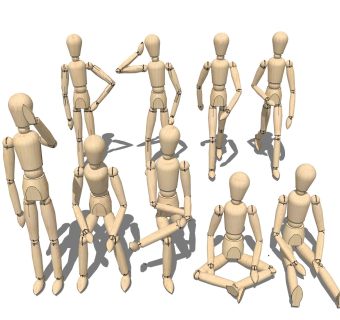 关节人偶 木偶摆件