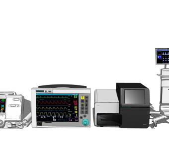 医用心电图 检测仪器
