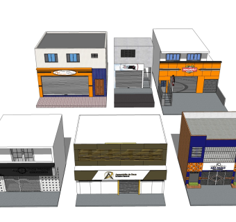 店面店铺 门头建筑