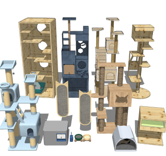 猫爬架 宠物房屋