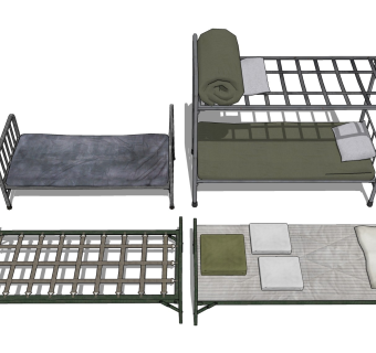 铁架宿舍床 军训床铺