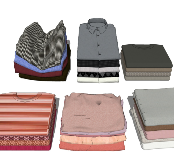 折叠衣服 服装服饰