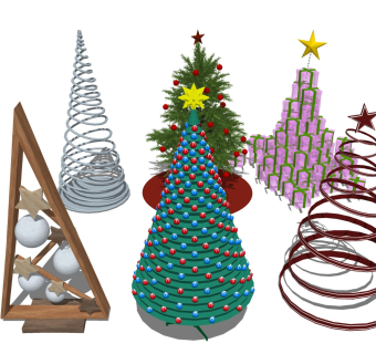 圣诞树桌面装饰