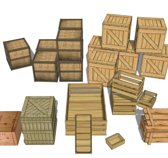 木箱 木盒