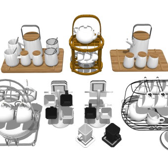 水杯水壶 茶杯组合