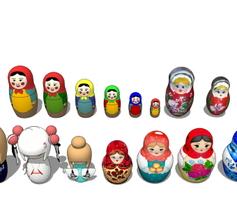 俄罗斯套娃 儿童玩具