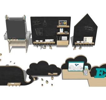 儿童黑板 异形写字板