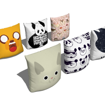 儿童抱枕 卡通枕头