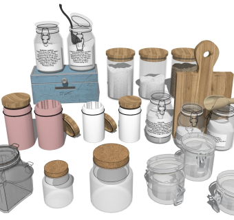  玻璃密封罐 厨房收纳罐