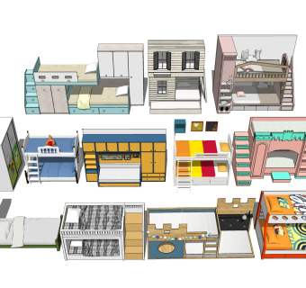 儿童上下铺 宿舍双层床