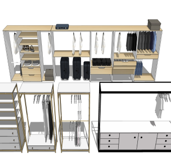 架子衣柜 收纳置物架