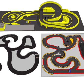 卡丁车赛道 赛车跑道