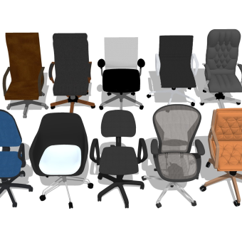 滑轮办公椅 滚轮工作椅