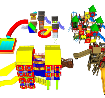 儿童滑梯 游乐园