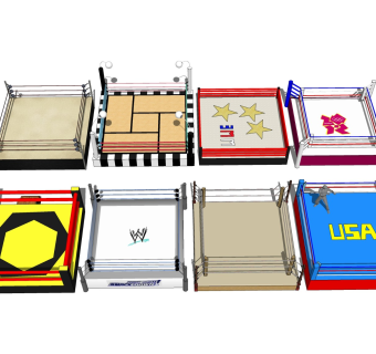 拳击场 比赛擂台