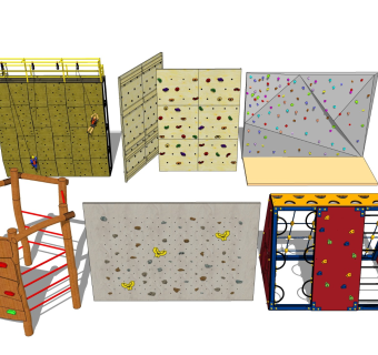 儿童攀岩 攀爬运动
