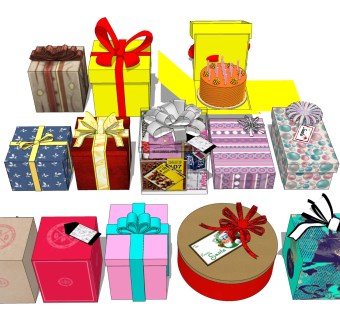 节日礼物 礼物包装盒