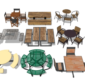 户外桌椅 休闲餐座椅