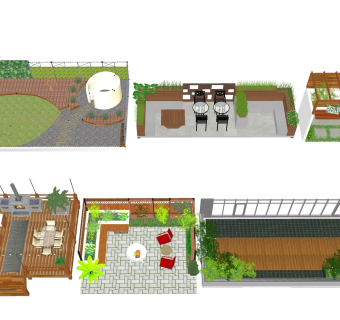 阳台露台 天台花园