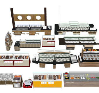 自助餐 餐车餐柜