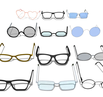 镜框眼镜 墨镜饰品