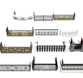 铁艺护栏 栏杆围栏