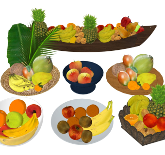 果盘水果 水果组合