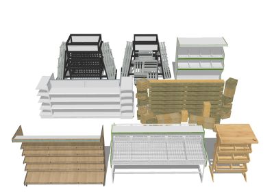 超市货架 实木货柜
