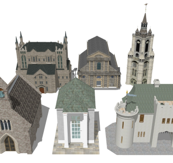 礼堂教堂 城堡别墅