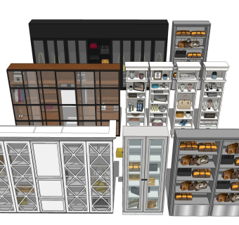 包包展示柜 收纳装饰柜