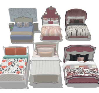 欧式宫廷床 儿童公主床