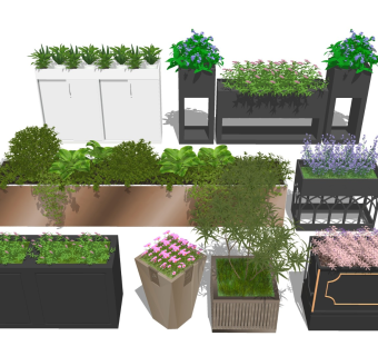 户外花箱 绿植花钵