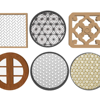 实木雕花窗 镂空窗户