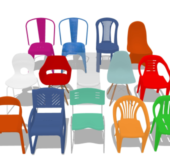 塑料座椅 户外板凳