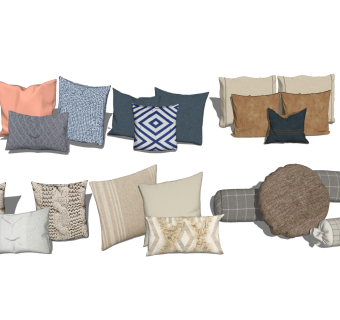 床品抱枕组合 软饰枕头