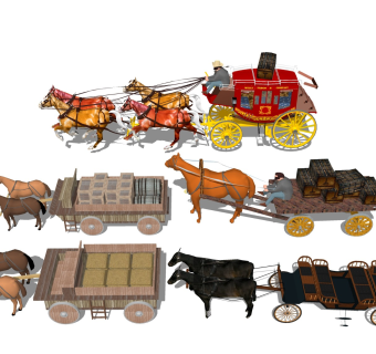 中式马车轿车