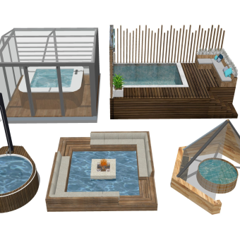 澡堂温泉 泡澡浴池