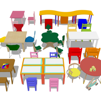 儿童桌椅 学习课桌椅