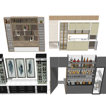 红酒柜 实木酒架