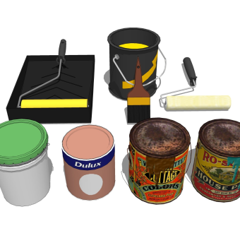 油漆桶 颜料铁桶