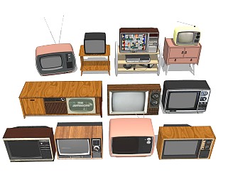 复古老式电视机