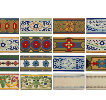 拼花长地砖 花纹墙砖