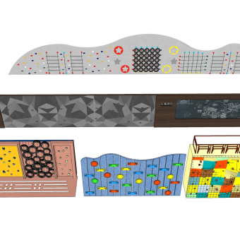 儿童攀岩 游乐器材