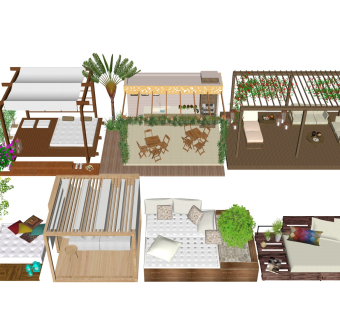 休息凉亭 阳台露亭