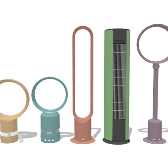 智能电风扇 无叶风扇